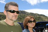 Image: John Hospodaryk, a singer, and his wife Anna