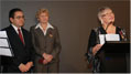 Image: Ernestyna delivering her speech